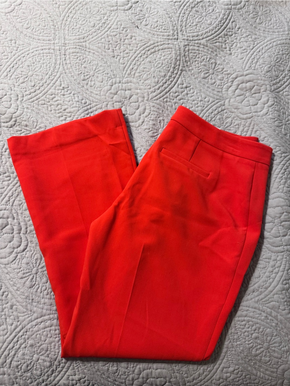 Nine West Vibrant Red Tailored Trousers
